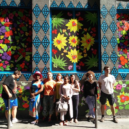 fresque urbaine Tropic’Art Cindy GASCHEREAU